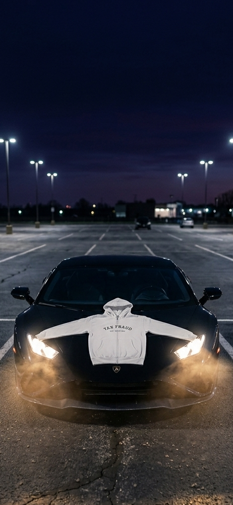 "Tax Fraud" Zip Up Hoodie