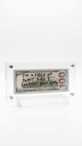 $100 Bill Plaque